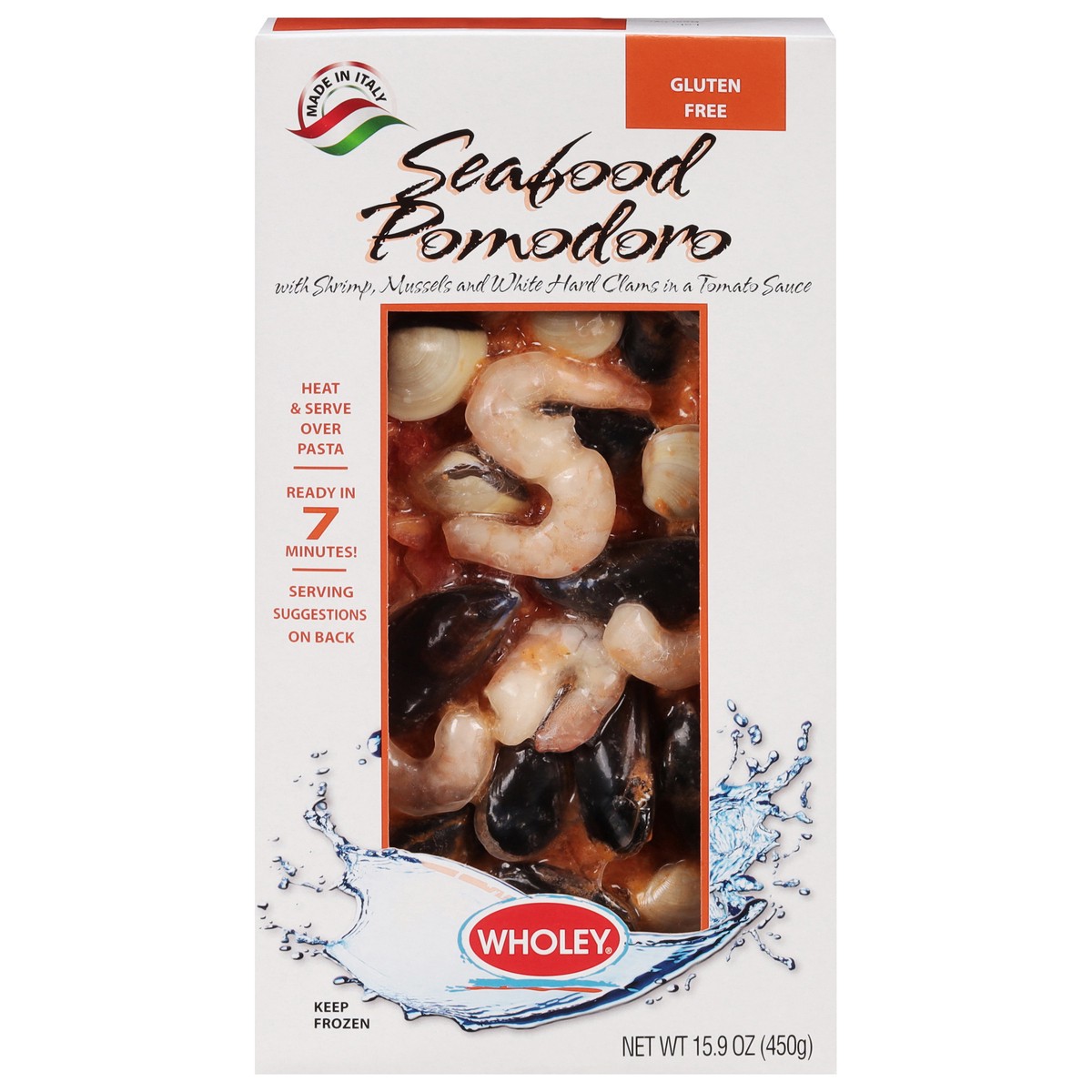 slide 1 of 9, Wholey Seafood Pomodoro 15.87Oz, 15.87 oz
