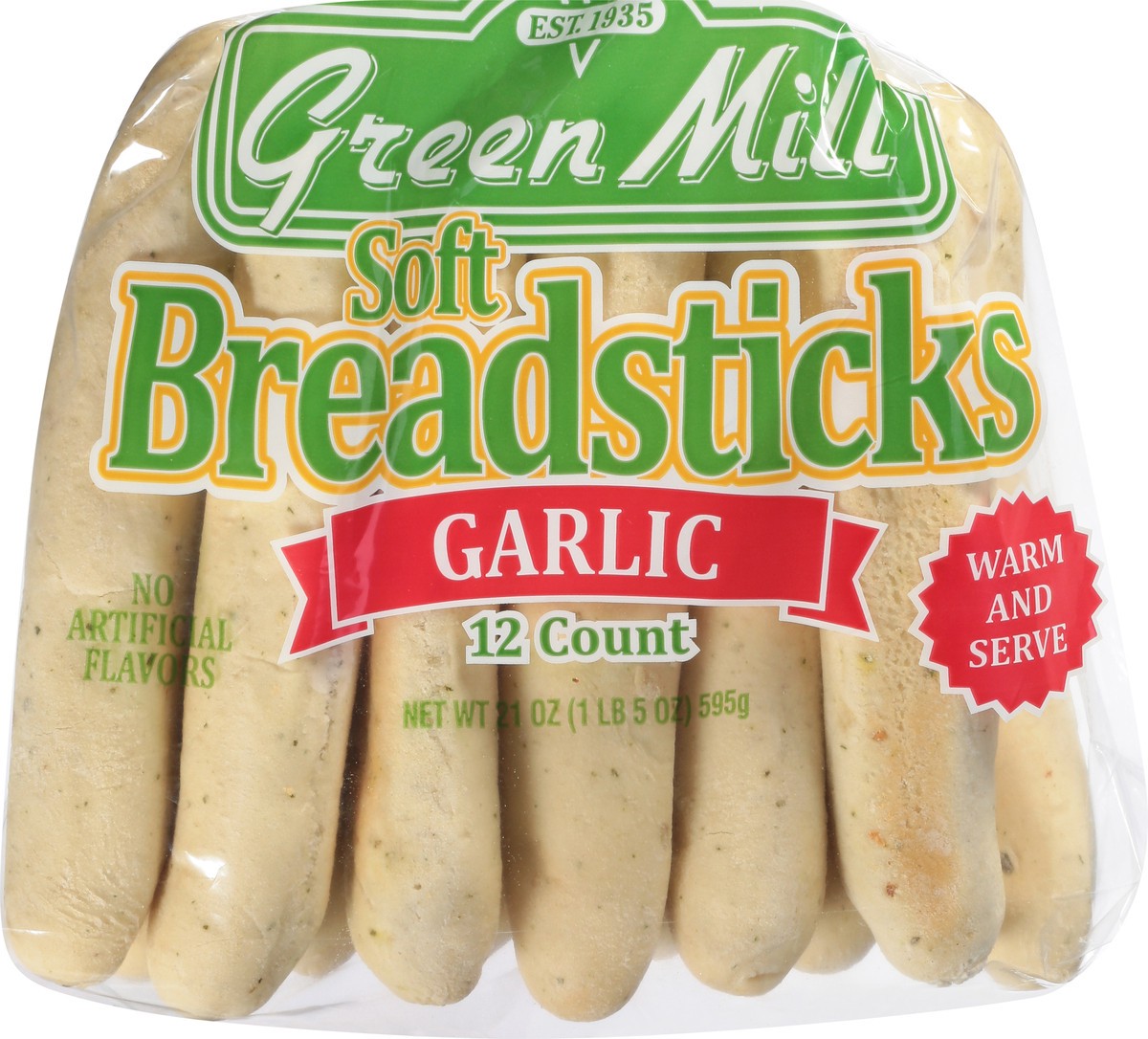 slide 7 of 12, Green Mill Restaurant Soft Garlic Breadsticks 12 ct, 12 ct