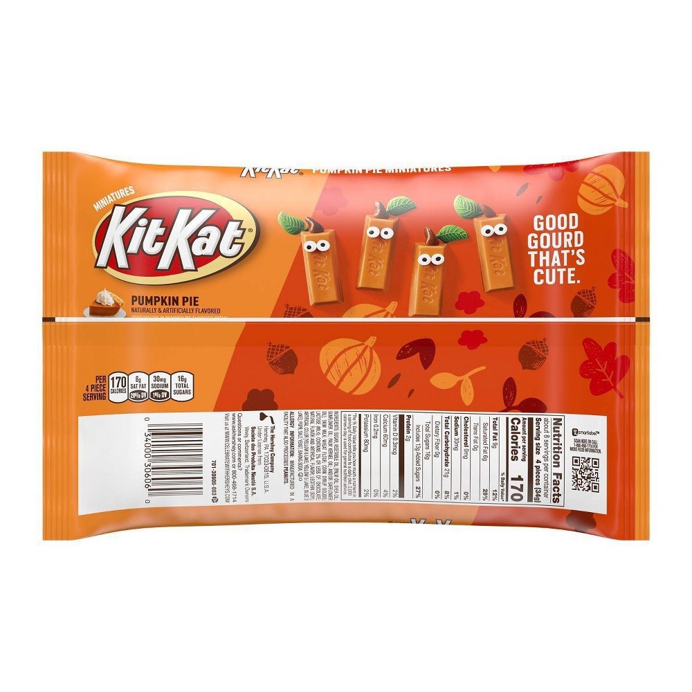 slide 6 of 9, KIT KAT Miniatures Pumpkin Pie Crisp Wafers 9.7 oz, 9.7 oz