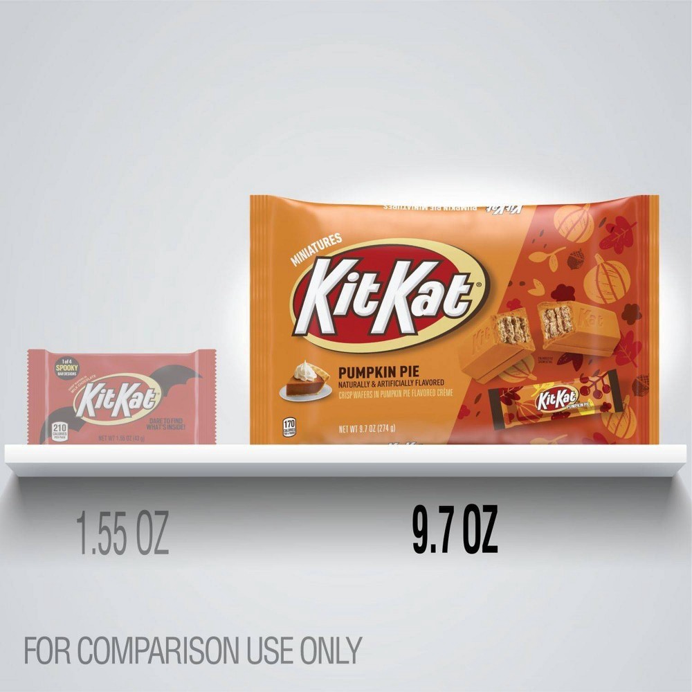 slide 8 of 9, KIT KAT Miniatures Pumpkin Pie Crisp Wafers 9.7 oz, 9.7 oz