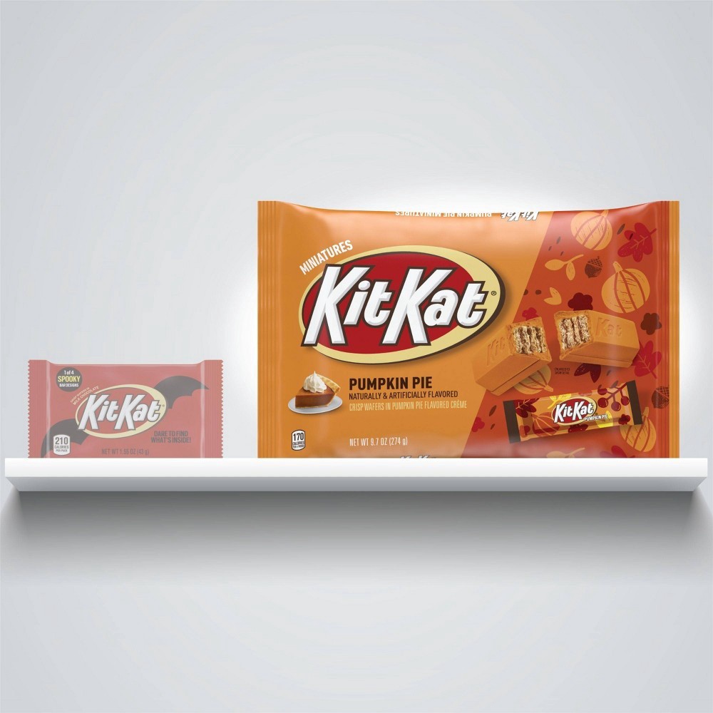 slide 5 of 9, KIT KAT Miniatures Pumpkin Pie Crisp Wafers 9.7 oz, 9.7 oz