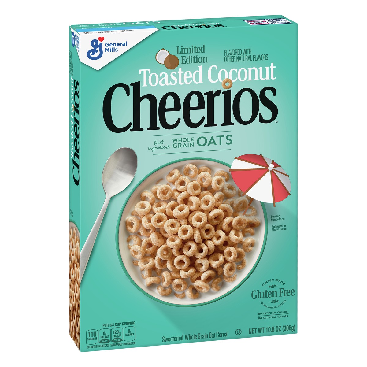 slide 2 of 9, Cheerios Toasted Coconut Cereal 10.8 oz, 10.8 oz