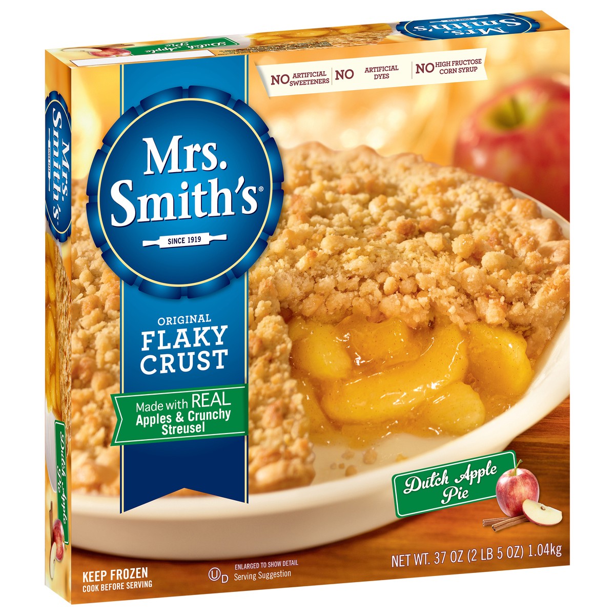 slide 3 of 9, Mrs. Smith's Original Flaky Crust Dutch Apple Pie, 2.31 lb