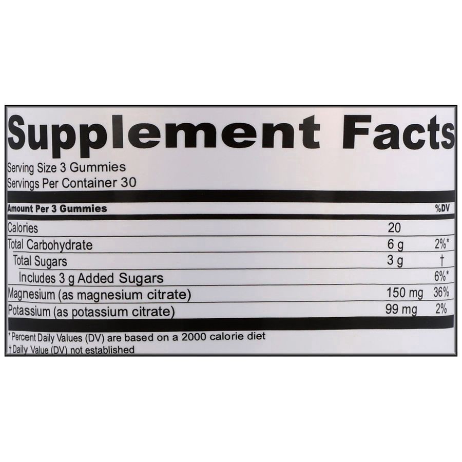 slide 5 of 5, Walgreens Free & Pure Potassium Gummies Peach Strawberry, 90 ct