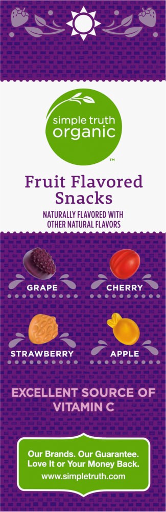 slide 2 of 4, Simple Truth Organic Fruit Snacks, 20 ct