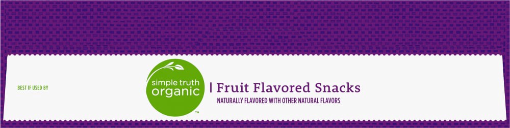 slide 4 of 4, Simple Truth Organic Fruit Snacks, 20 ct