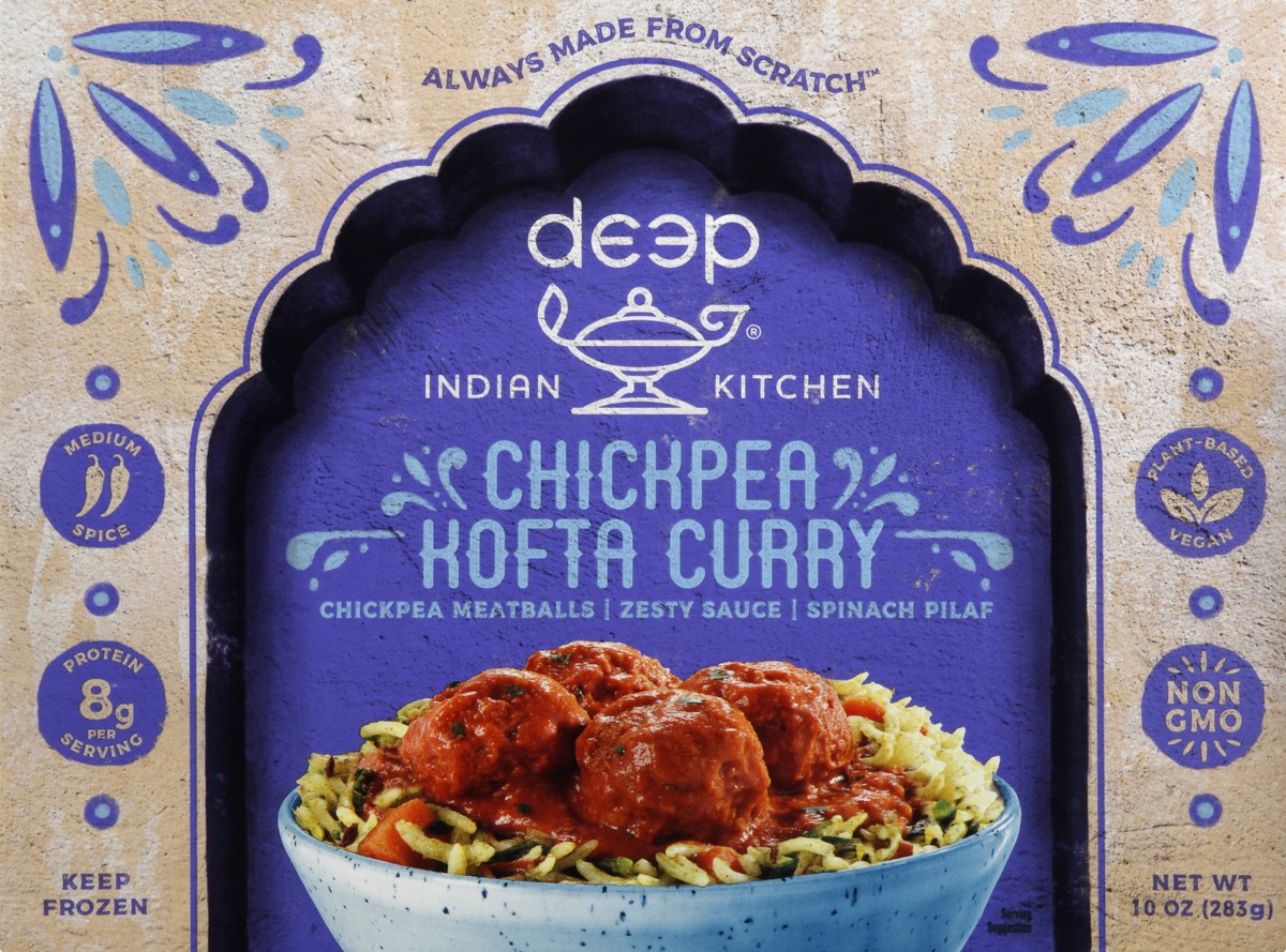 slide 8 of 10, Deep Indian Kitchen Chickpea Kofta Curry, 10 oz