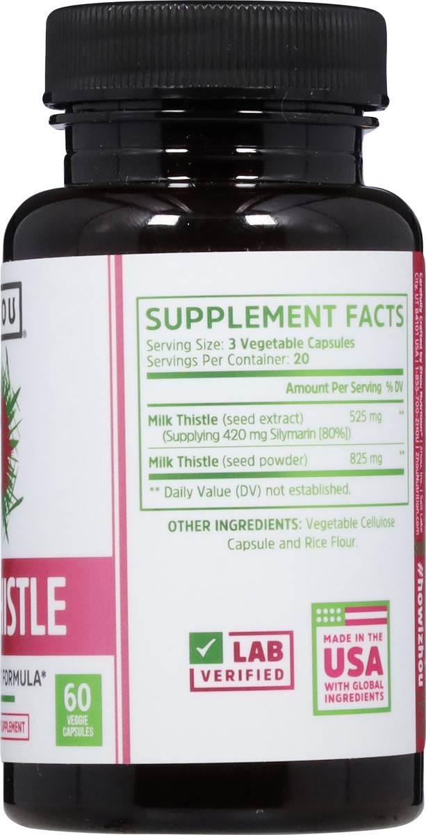 slide 5 of 13, Zhou Milk Thistle 60 Veggie Capsules, 60 ct