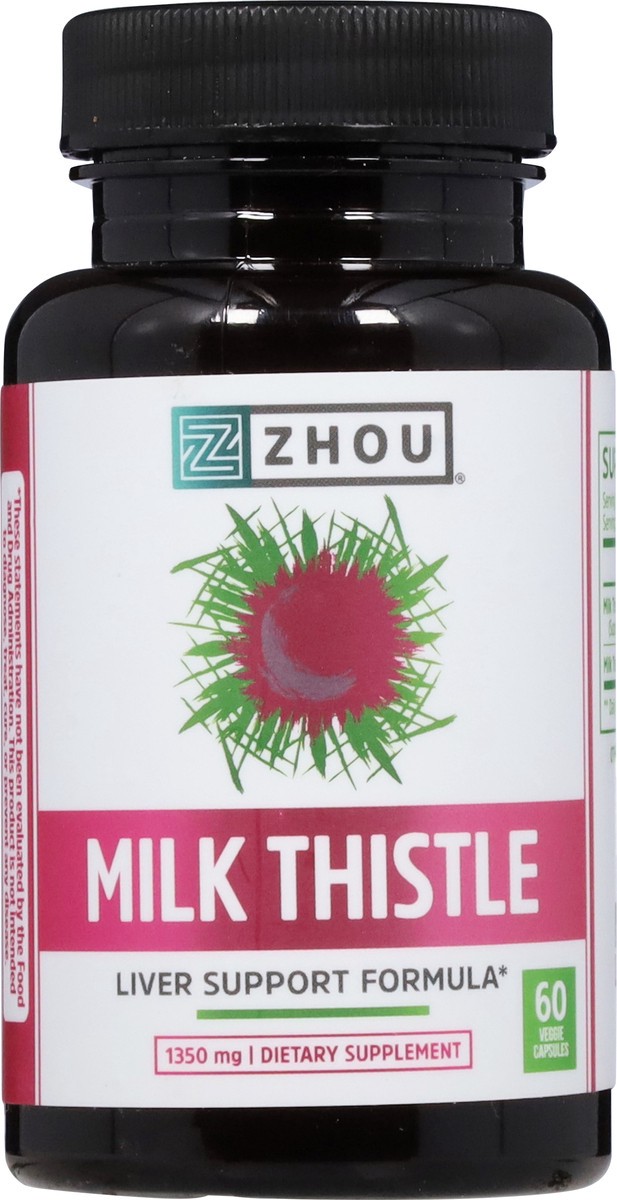 slide 8 of 13, Zhou Milk Thistle 60 Veggie Capsules, 60 ct