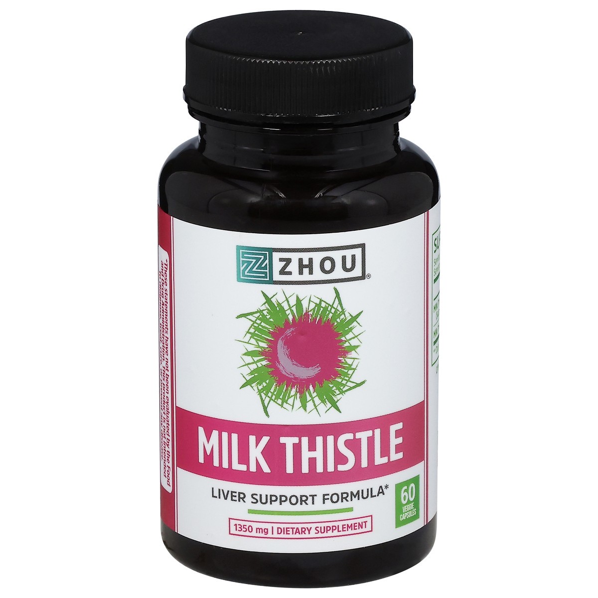 slide 7 of 13, Zhou Milk Thistle 60 Veggie Capsules, 60 ct