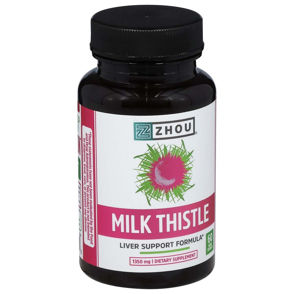 slide 13 of 13, Zhou Milk Thistle 60 Veggie Capsules, 60 ct