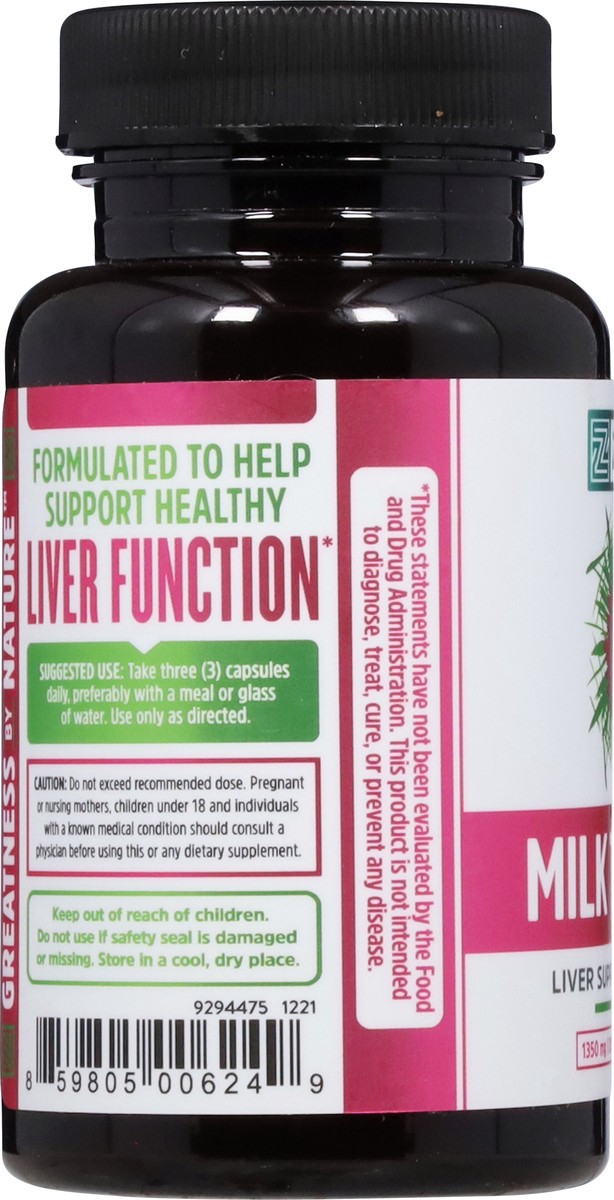slide 10 of 13, Zhou Milk Thistle 60 Veggie Capsules, 60 ct