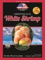 Great American Cooked & Peeled Tail On White Shrimp