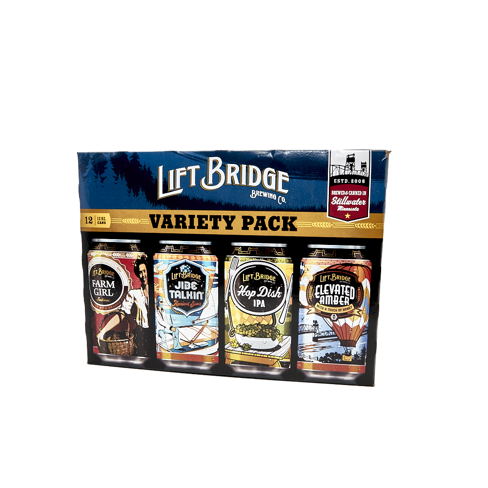 slide 1 of 1, Lift Bridge 4-Style Sampler, 12 ct; 12 fl oz