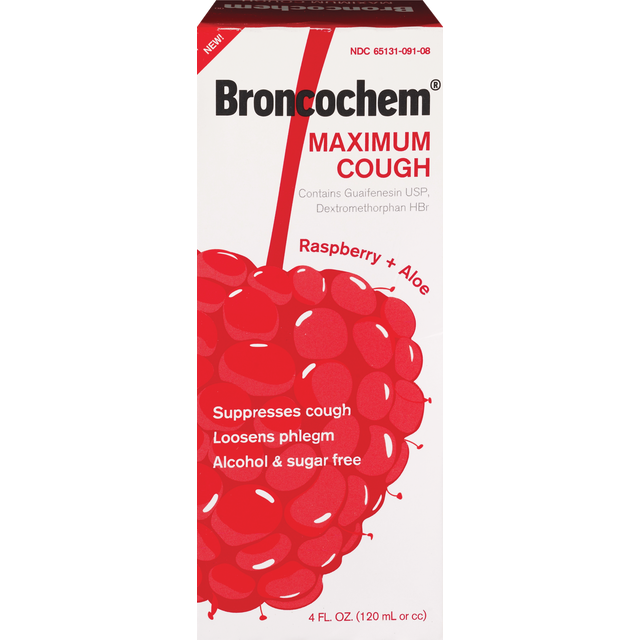 slide 1 of 1, BRONCOLIN Broncochem Maximum Cough Suppressant Syrup, 4 fl oz