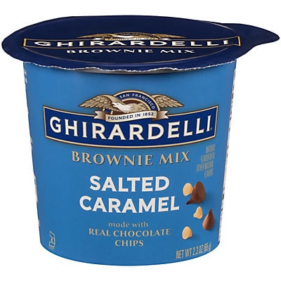 slide 1 of 1, Ghirardelli Salted Caramel Brwnie Cup, 2.3 oz