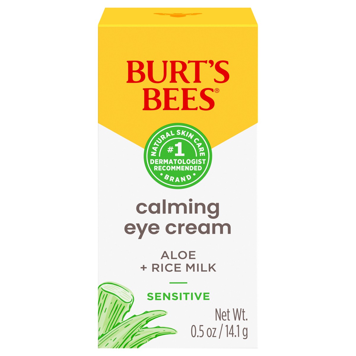 slide 1 of 9, Burt's Bees Sensitive Eye Cream, 0.5 oz