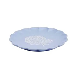 SDS for HD Designs Scalloped Dessert Plate – Hydrangea