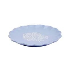 SDS for HD Designs Scalloped Dessert Plate – Hydrangea