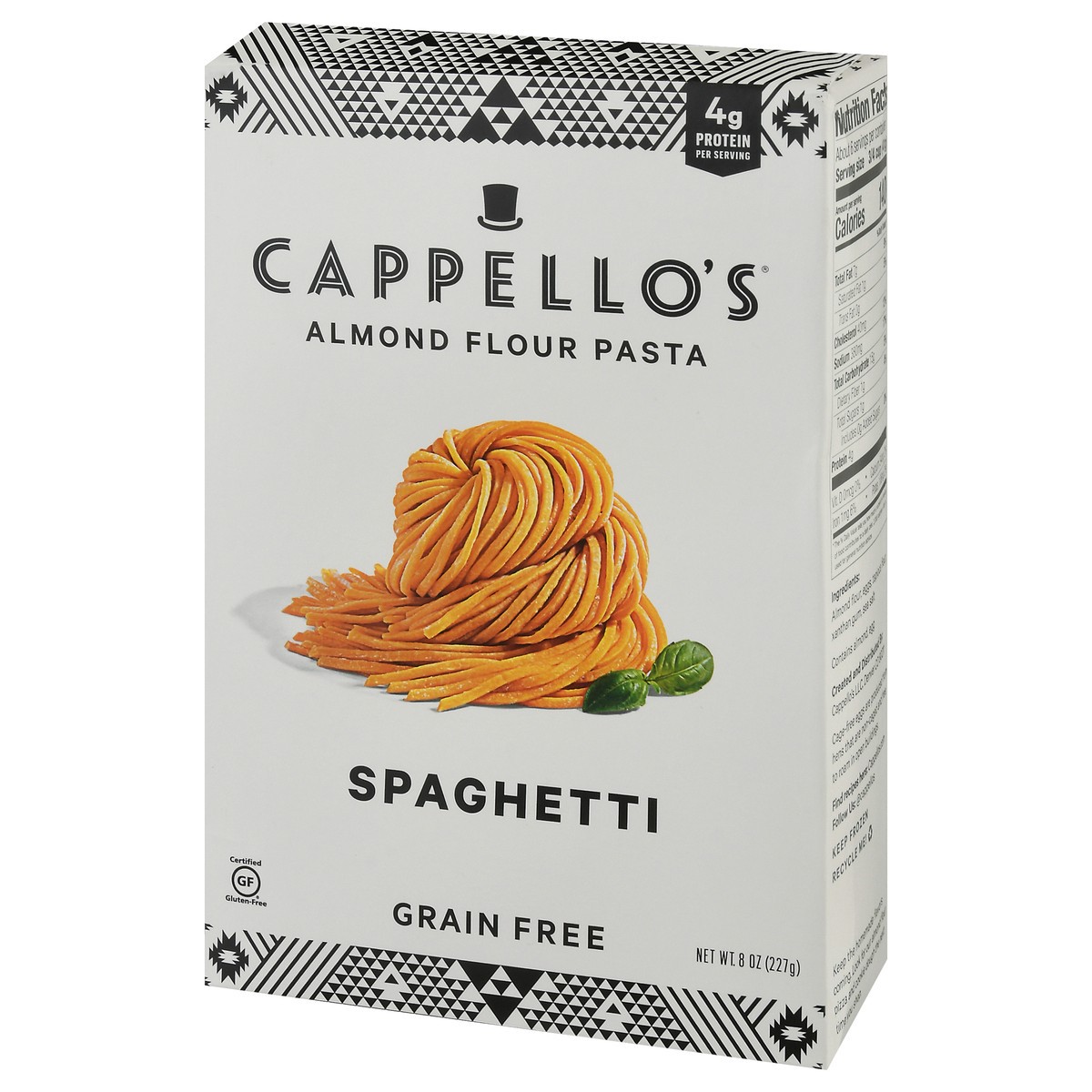 slide 3 of 9, Cappello's Spaghetti 8 oz, 8 oz