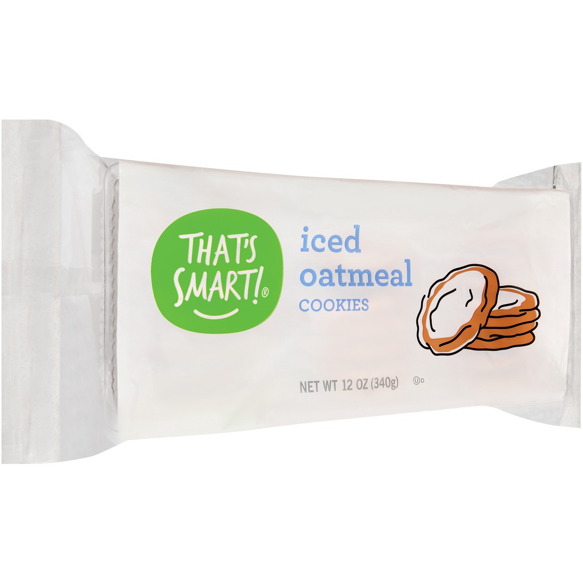 slide 8 of 9, That's Smart! Iced Oatmeal Cookies, 12 oz