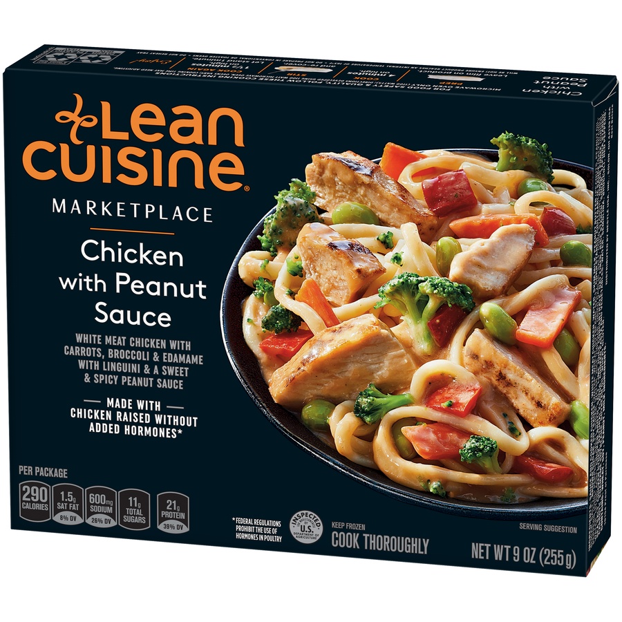 slide 3 of 8, Lean Cuisine Chicken in Peanut Sauce, 9 oz