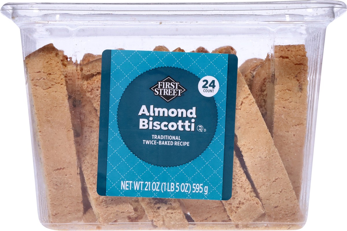 slide 4 of 14, First Street Almond Biscotti, 20 ct