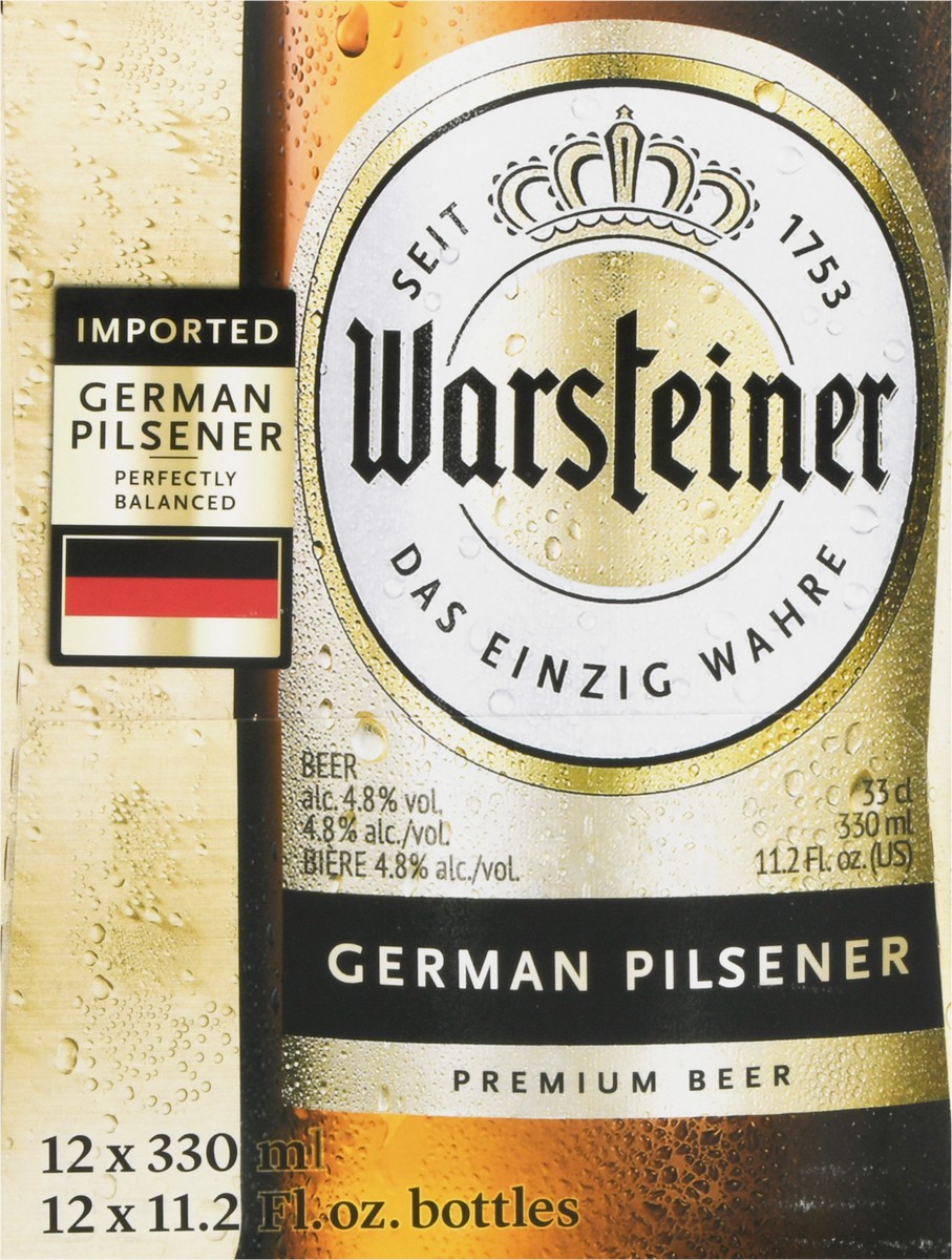 slide 6 of 13, Warsteiner Premium German Pilsener 12 Pack Beer 12 - 11.2 fl oz, 12 ct; 11.2 oz