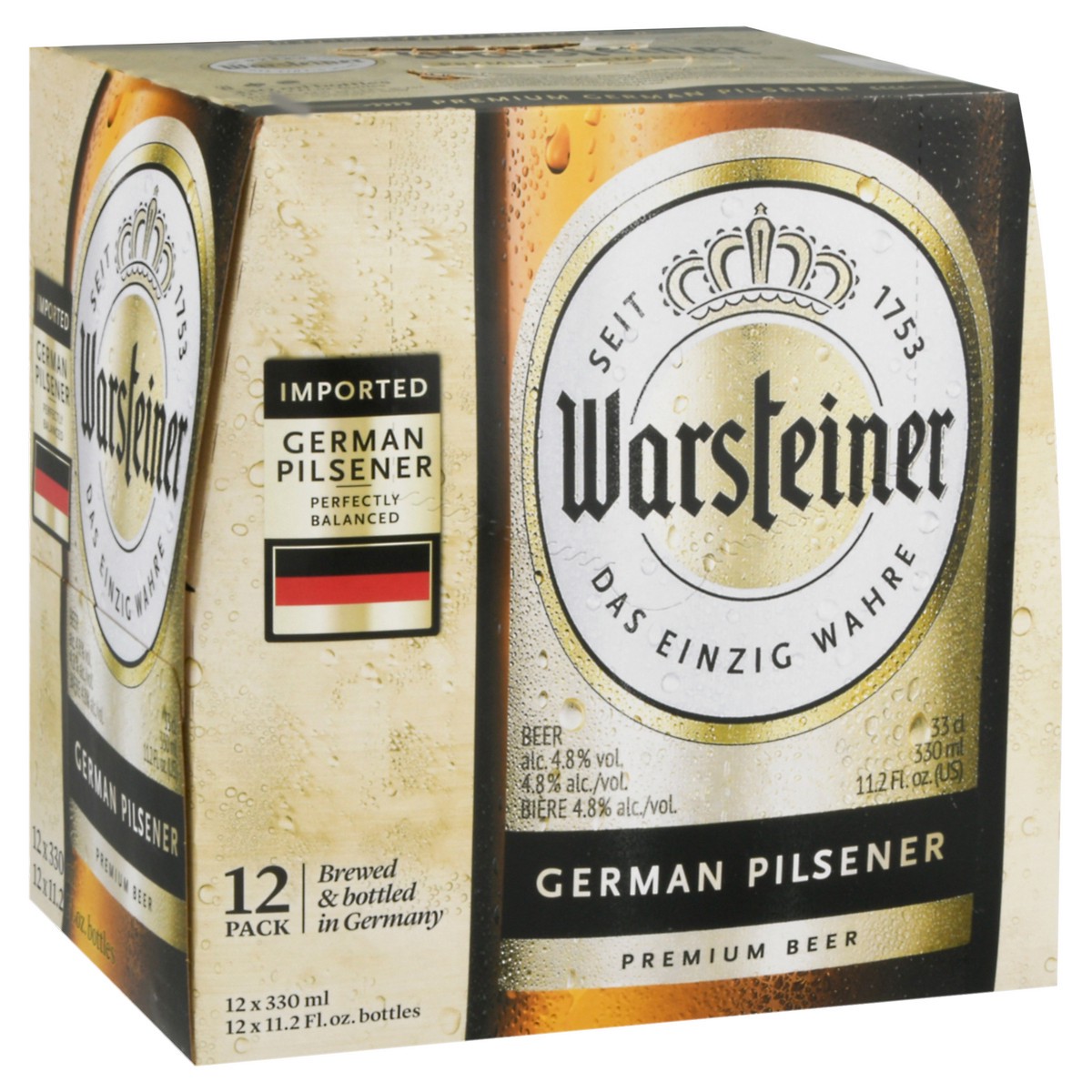 slide 8 of 13, Warsteiner Premium German Pilsener 12 Pack Beer 12 - 11.2 fl oz, 12 ct; 11.2 oz