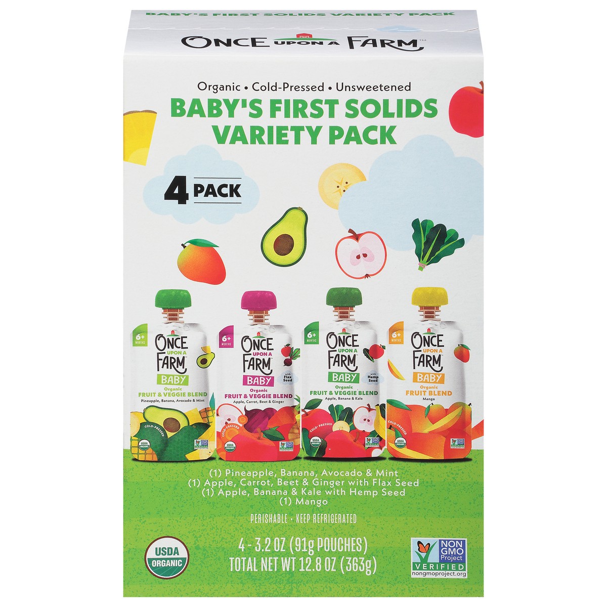slide 1 of 14, Once Upon A Farm Baby's First Foods Multi-Pack, 1 ct
