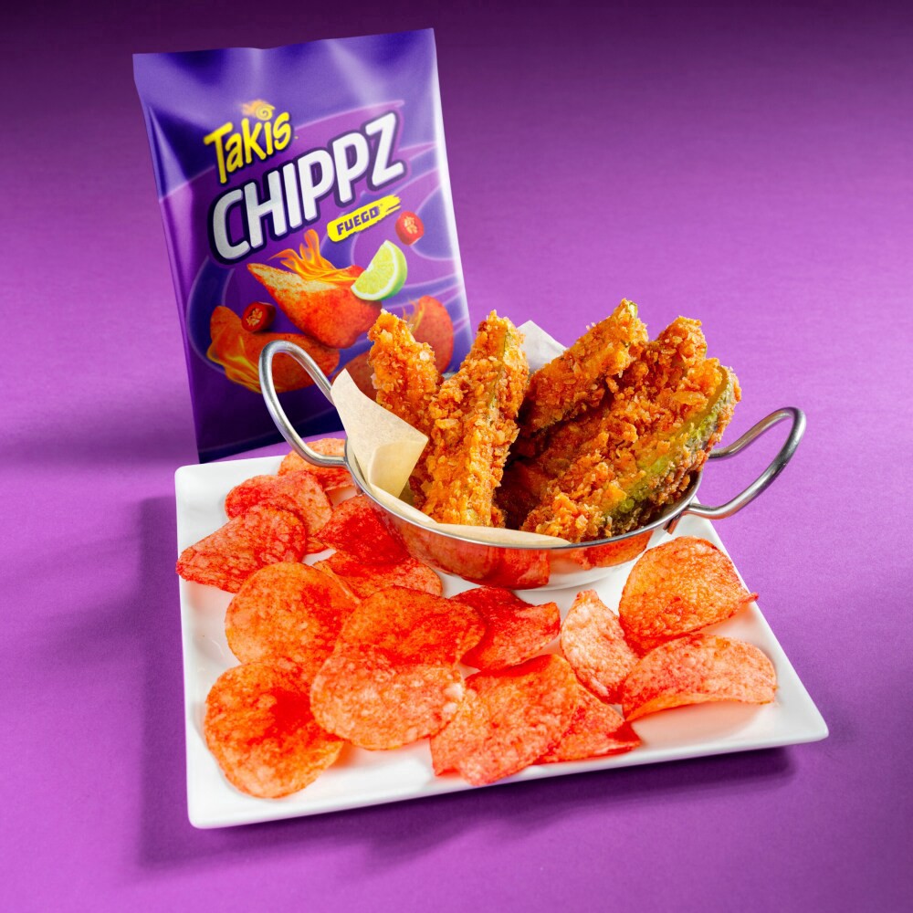 slide 3 of 5, Takis Chippz Fuego, 13 ct