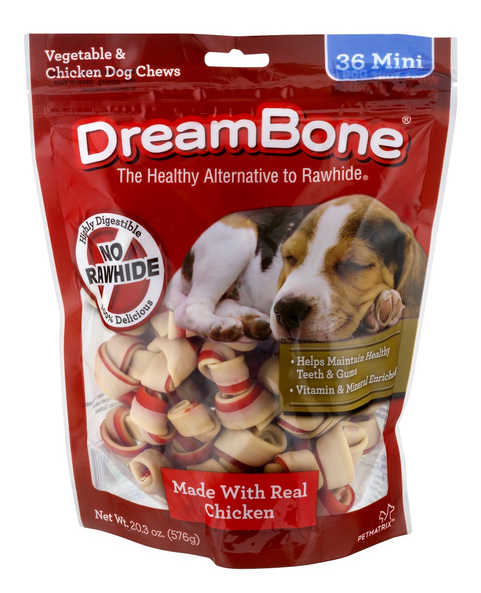 slide 1 of 1, DreamBone Classic Bones Minis, Chicken, 36 ct