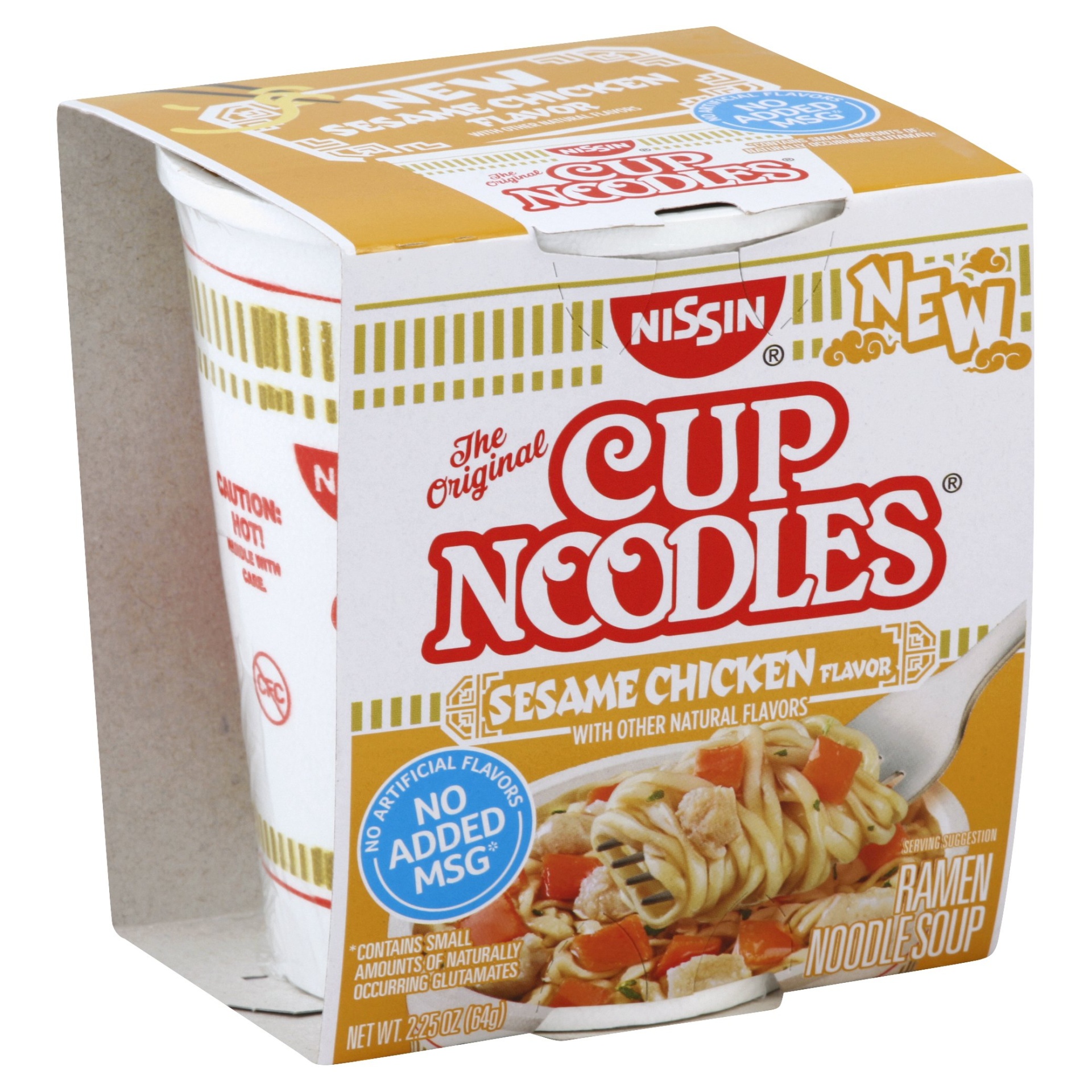 slide 1 of 1, Nissin Cup Noodles Cup Noodle Sesame Chicken, 2.25 oz