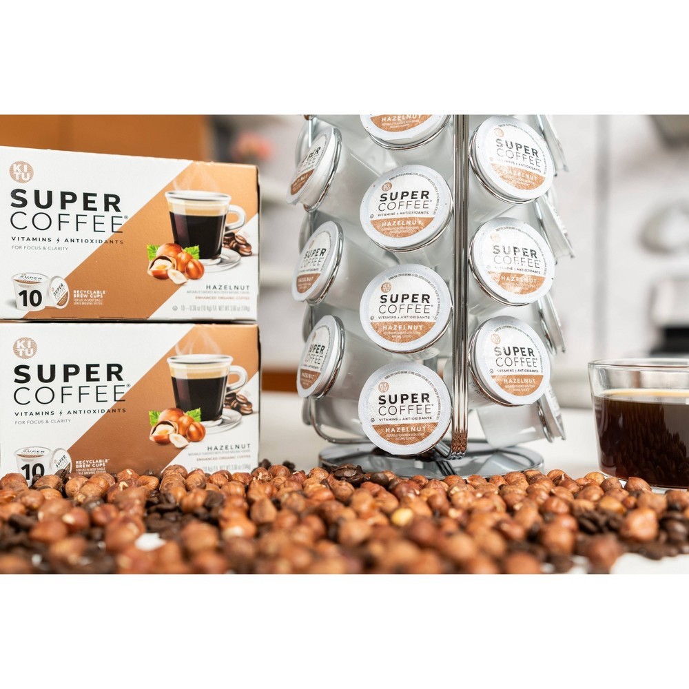 slide 2 of 4, KITU Super Hazelnut Medium Roast Coffee - Single Serve Pods- 10 ct, 10 ct