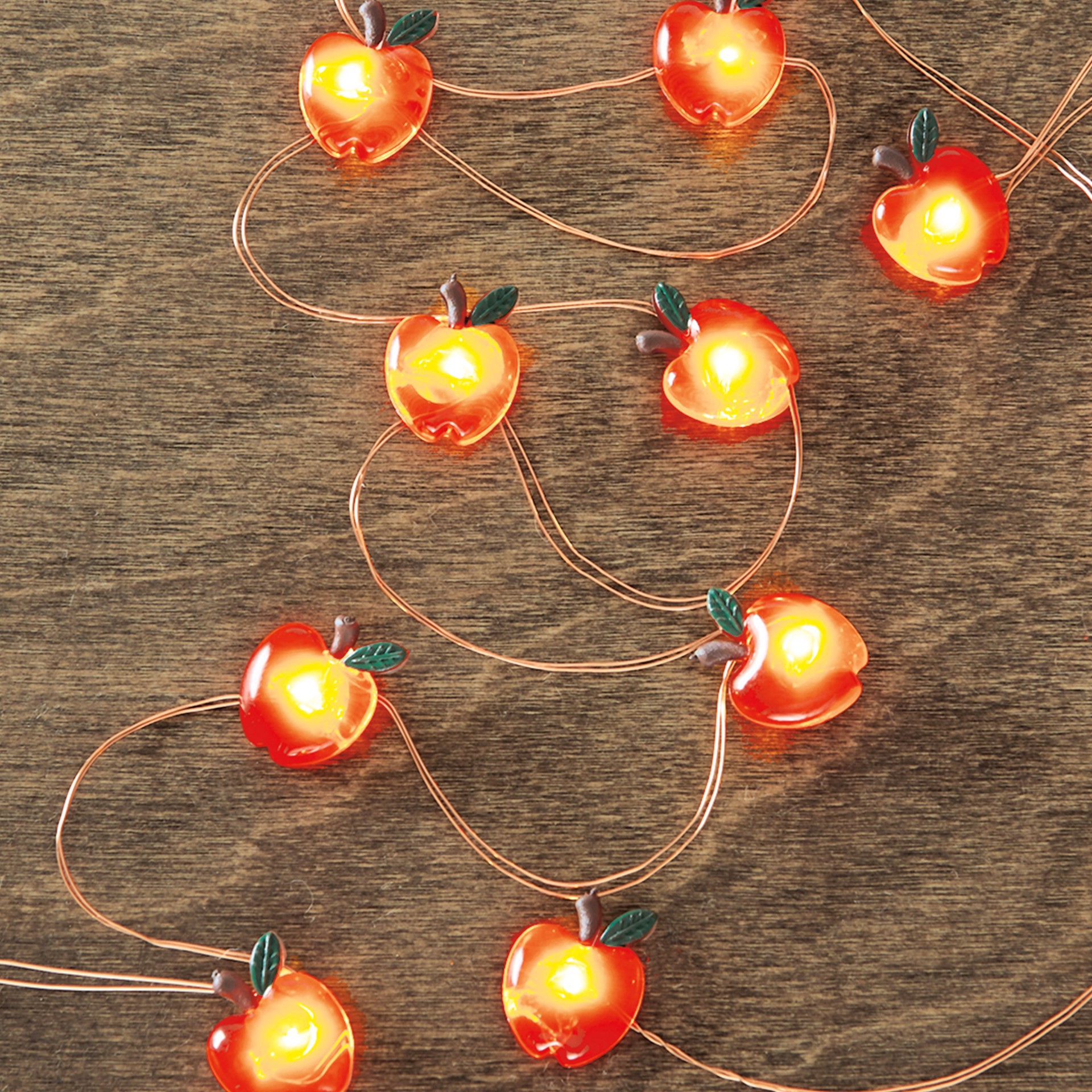 slide 3 of 4, 18ct. Warm White Led Apple Icon String Lights By Ashland, 18 ct