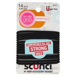 scünci No-Slip Grip Elastics 14 Each