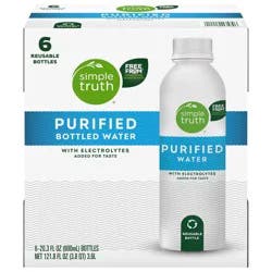 Simple Truth Organic Purified Reusable Bottled Water