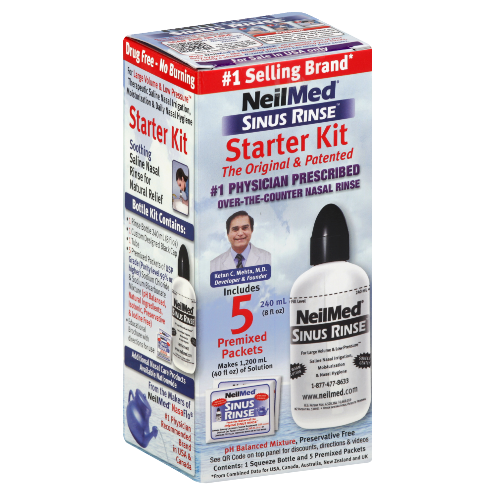 slide 1 of 1, NeilMed Neilmed Sinus Rinse Starter Kit, 8 oz