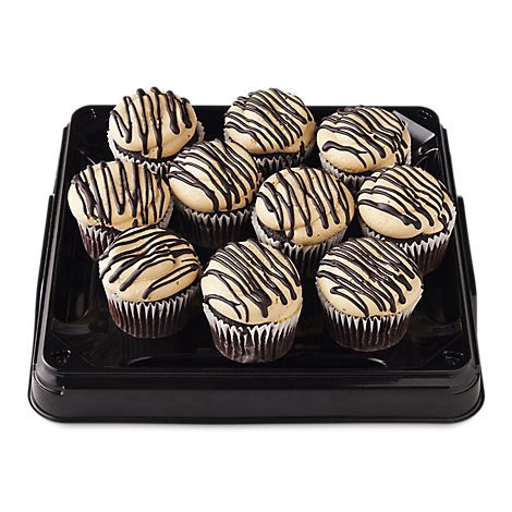 slide 1 of 1, Cupcakes Caramel Iced 10ct, 10 ct