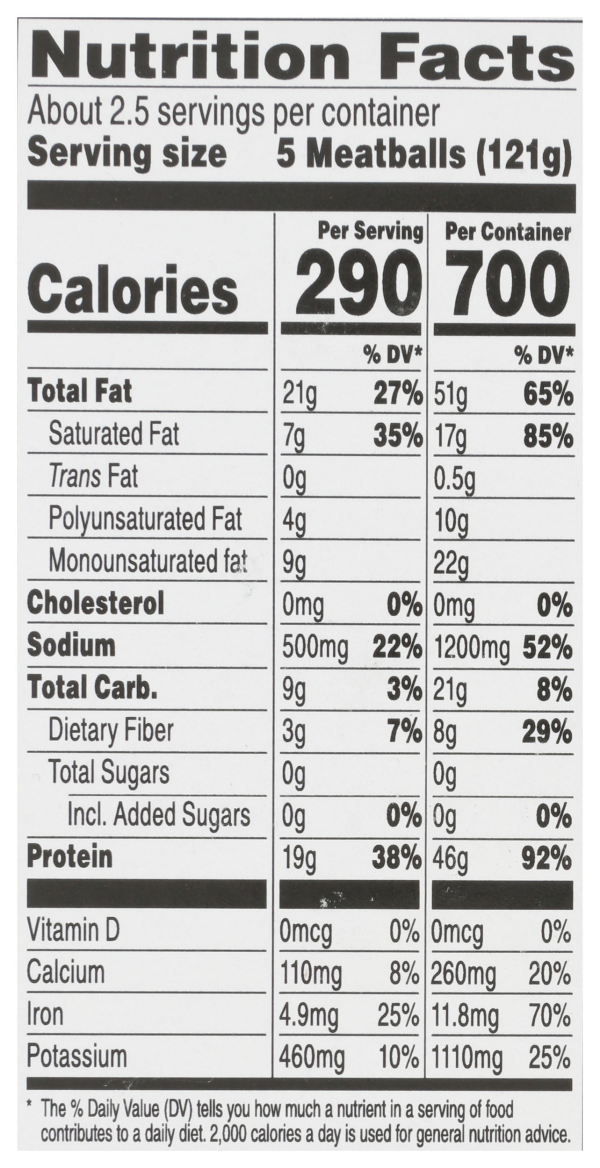 slide 4 of 19, Beyond Meat Meatballs, 12 ct