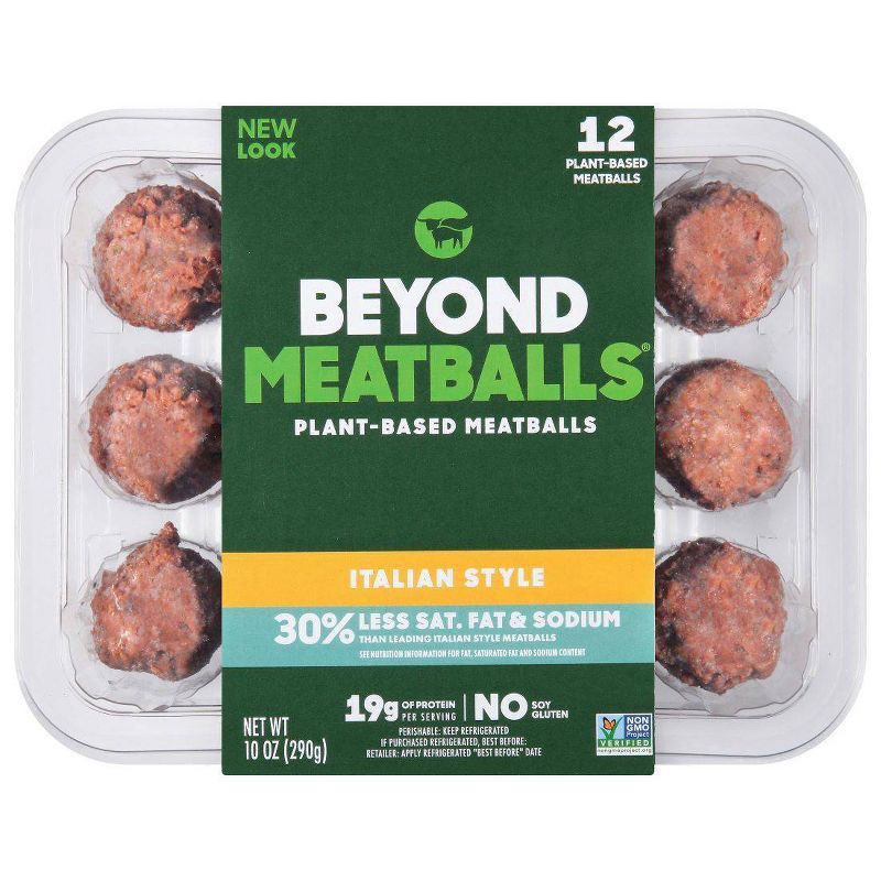 slide 1 of 19, Beyond Meat Meatballs, 12 ct