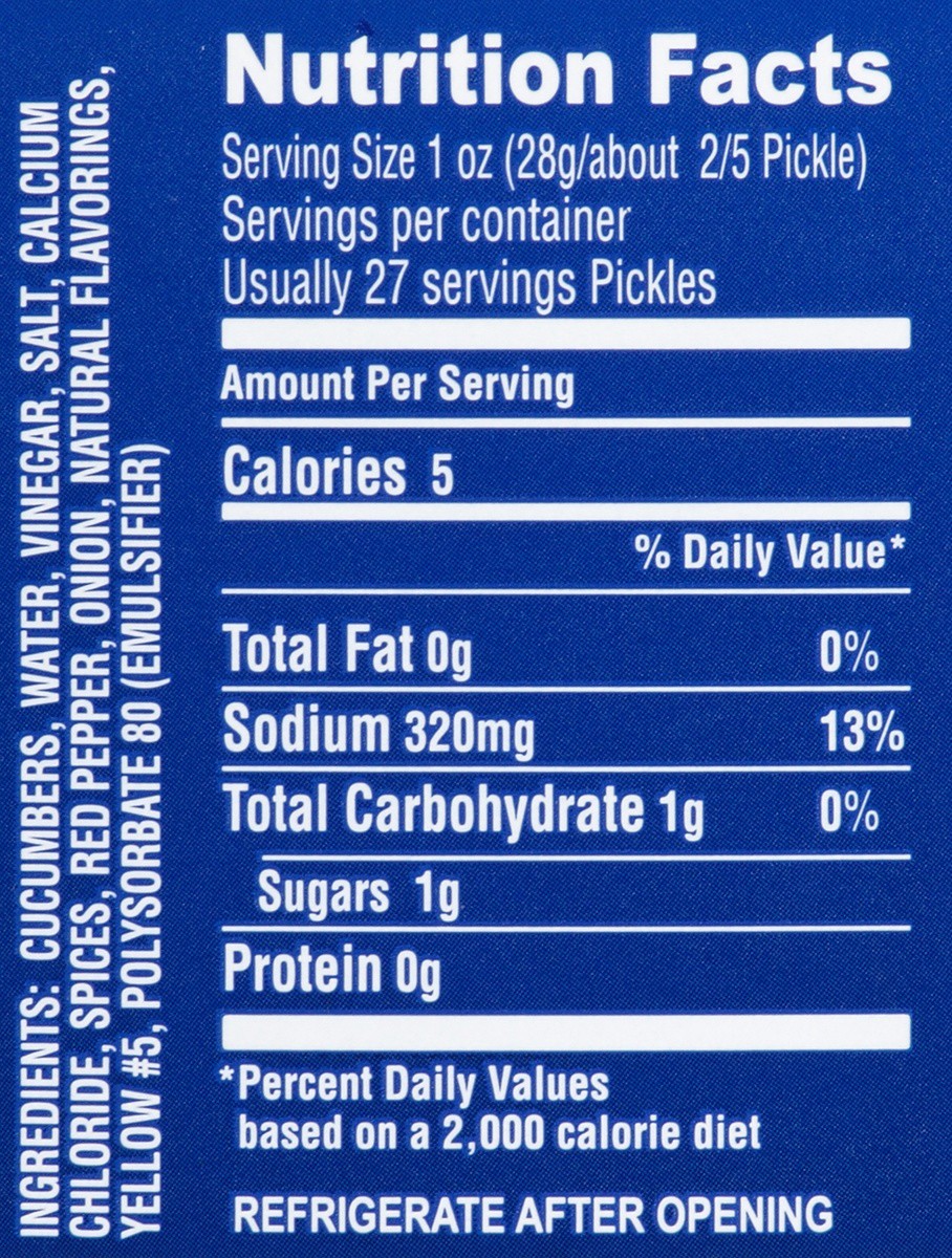 slide 3 of 5, Del-Dixi Polish Style Pickles - 46 oz, 46 oz