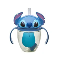 Disney The First Years Stitch Spill Proof Weighted Straw Trainer Sippy Cup - 7 oz