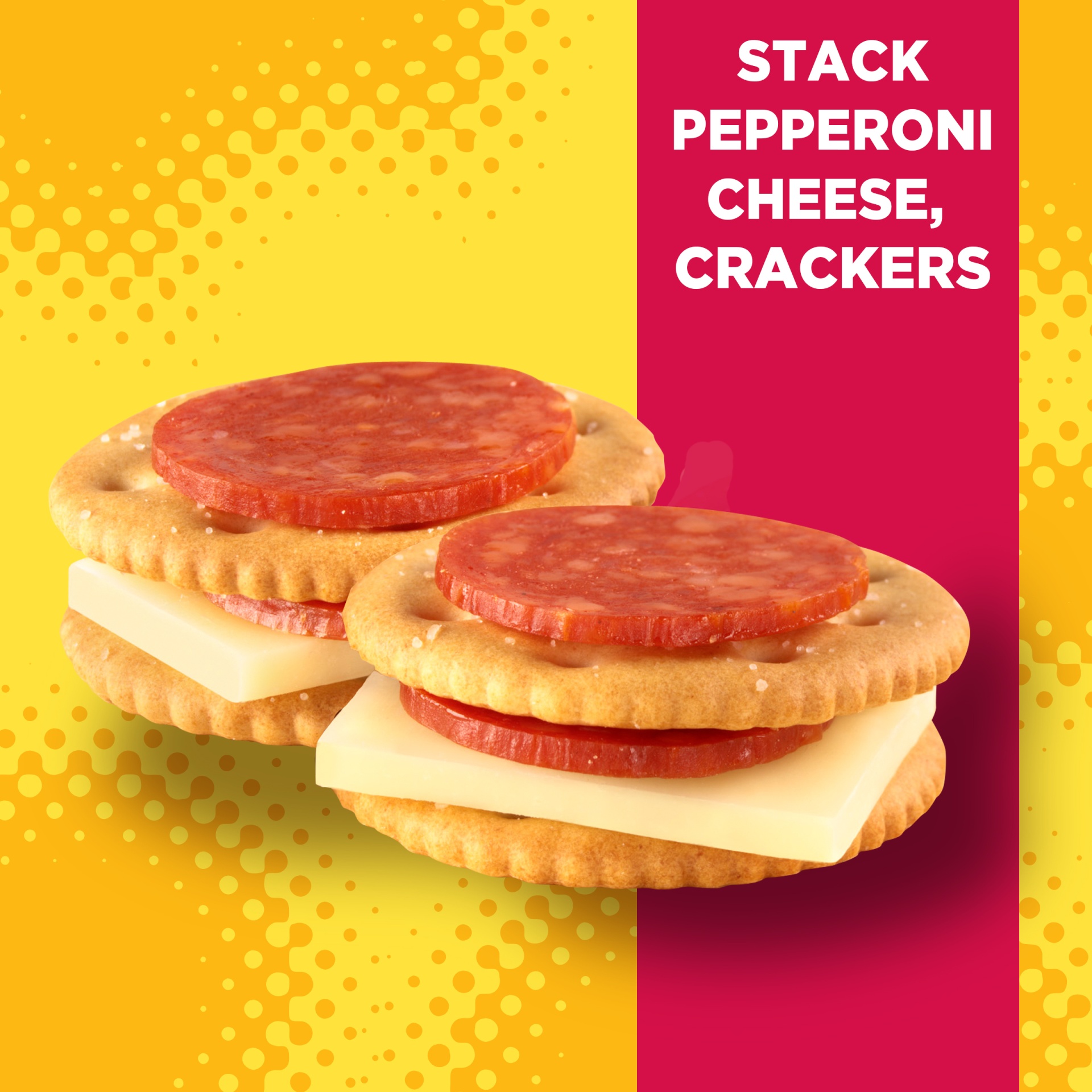 Lunchables Pepperoni & Mozzarella Cheese Snack Kit with Crackers Tray 2