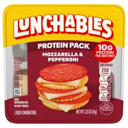 Lunchables Mozzarella & Pepperoni Protein Pack, 2.25 oz Pack