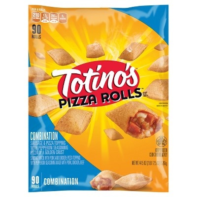 slide 1 of 3, Totino's Combination Pizza Rolls, 90 ct