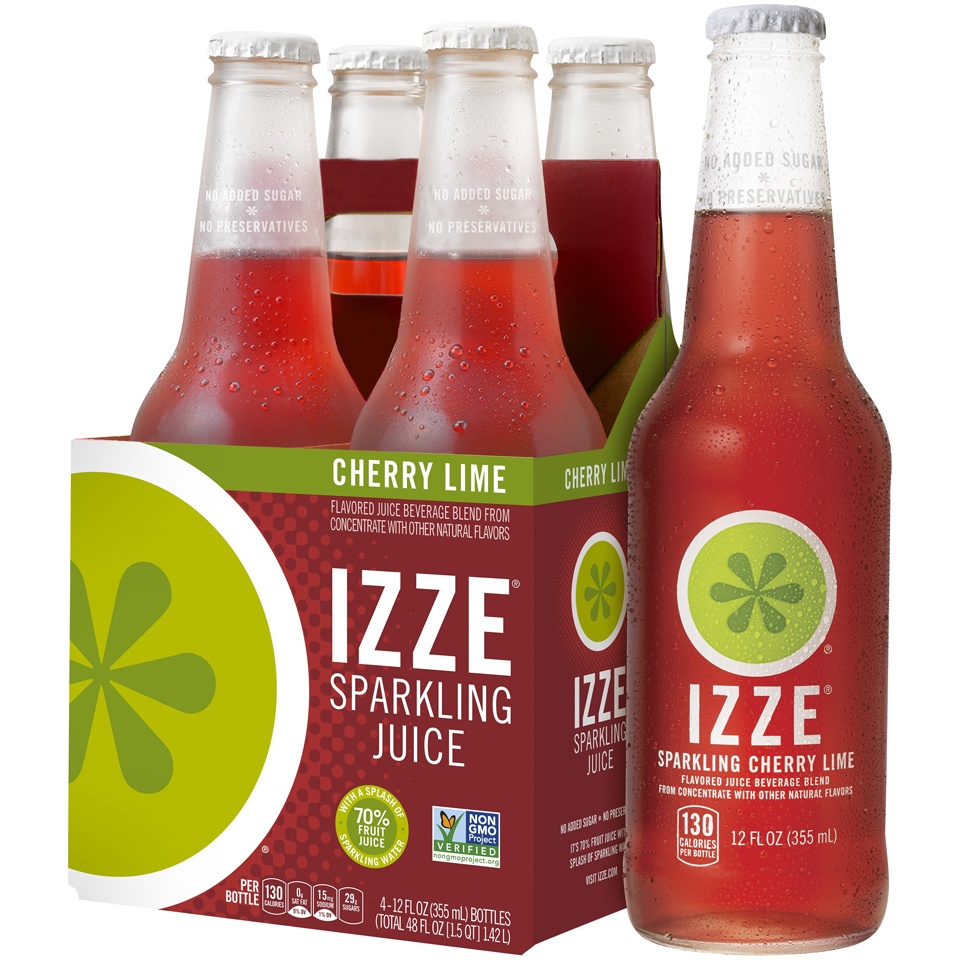 Izze Sparkling Cherry Lime Beverage 4 Ct 12 Oz Shipt 3584