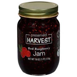 Preserved Harvest Red Raspberry Jam 18 oz