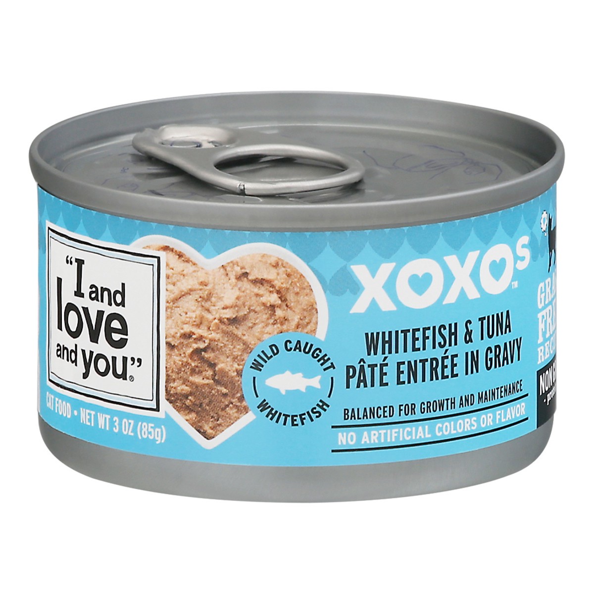 slide 1 of 1, I and Love and You XOXOs White Fish & Tuna Wet Cat Food - 3oz, 3 oz