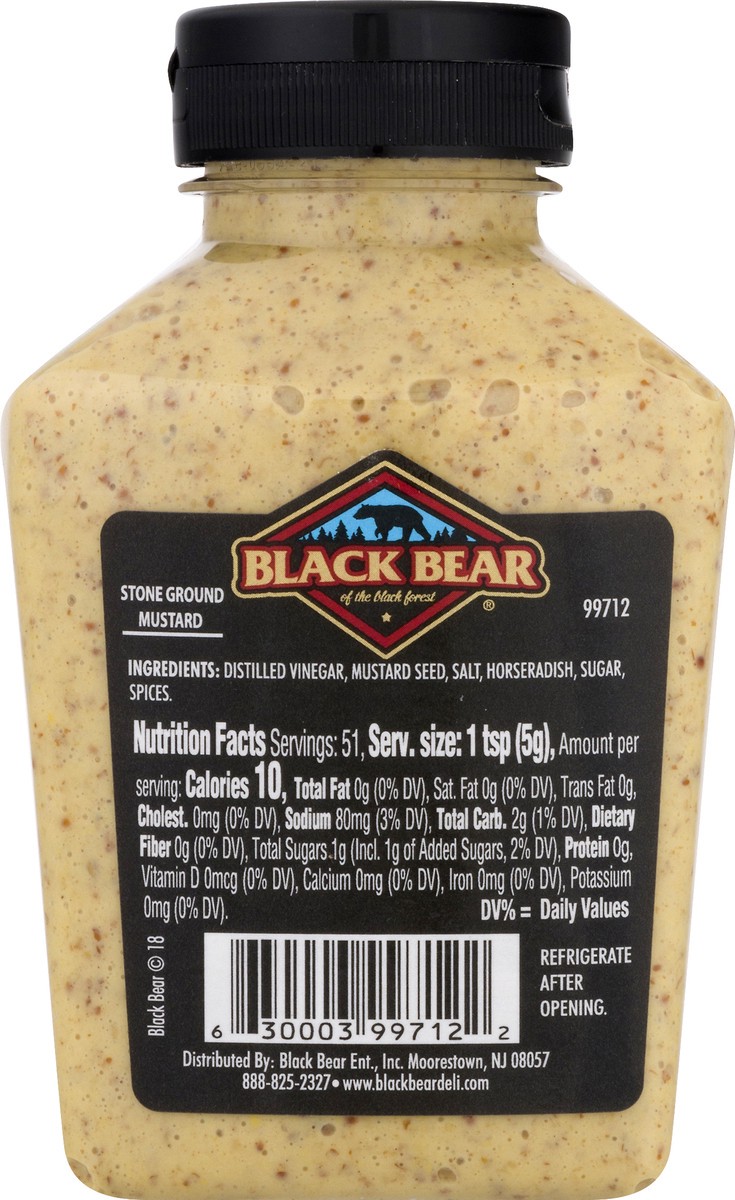 slide 4 of 11, Black Bear Mustard 9.0 oz, 9 oz